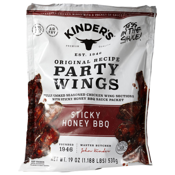 Kinder's Party Wings Sticky Honey BBQ Chicken Wings