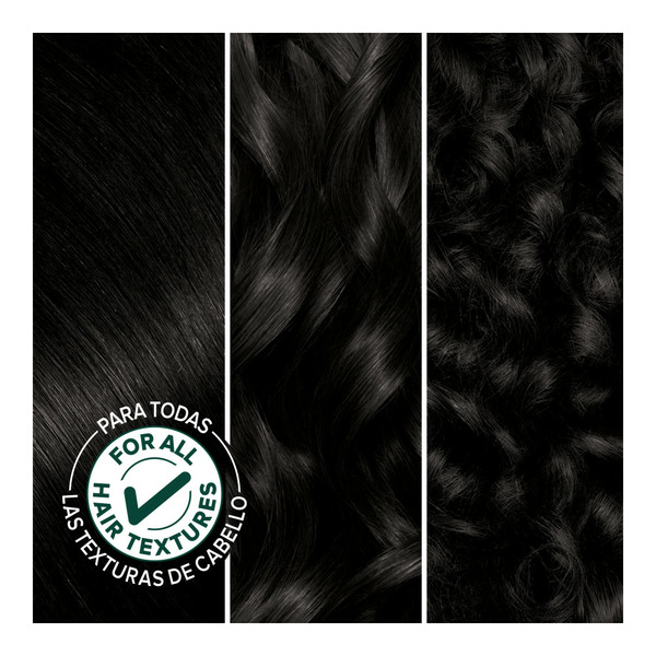 Garnier Nourishing Hair Color Creme with Five Oils, 10 Black (Licorice) - Image 7