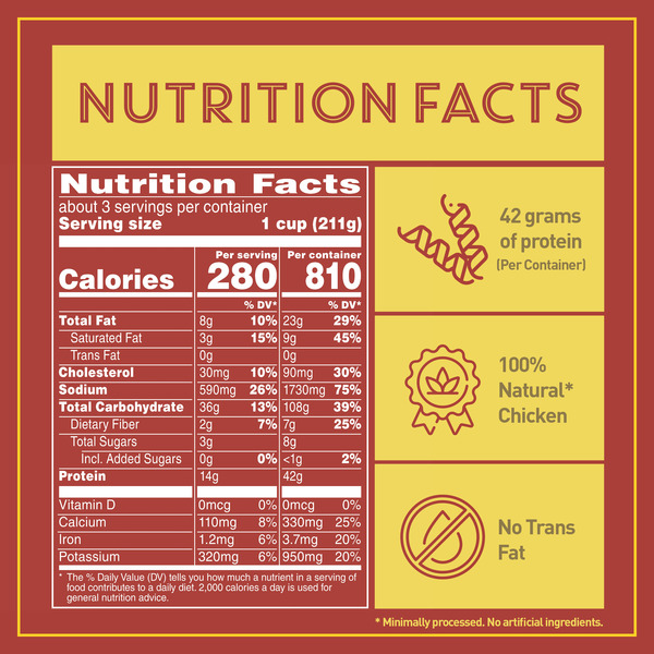 Bertolli Chicken Florentine & Farfalle, Frozen Meal - Image 8