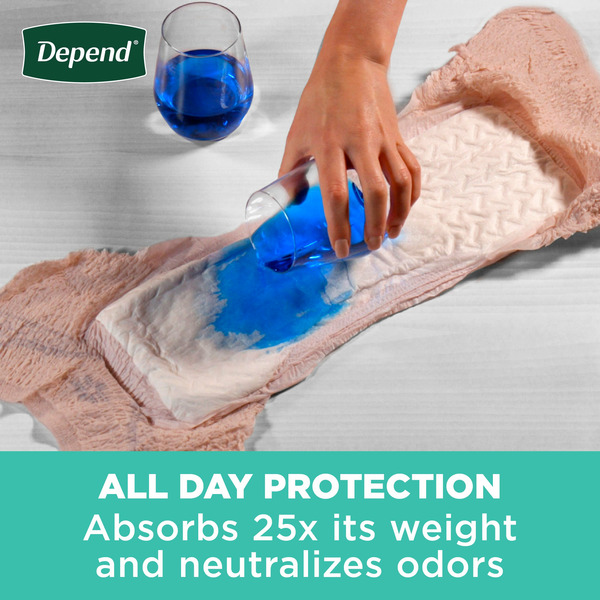 Depend Fresh Protection Women's Adult Incontinence Underwear, M, Blush - Image 3