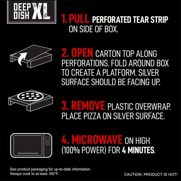 Red Baron Deep Dish XL Meat Lovers Frozen Pizza - Image 6