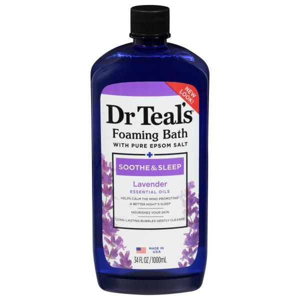 Dr Teal’s Soothe & Sleep Lavender Foaming Bath with Pure Epsom Salt