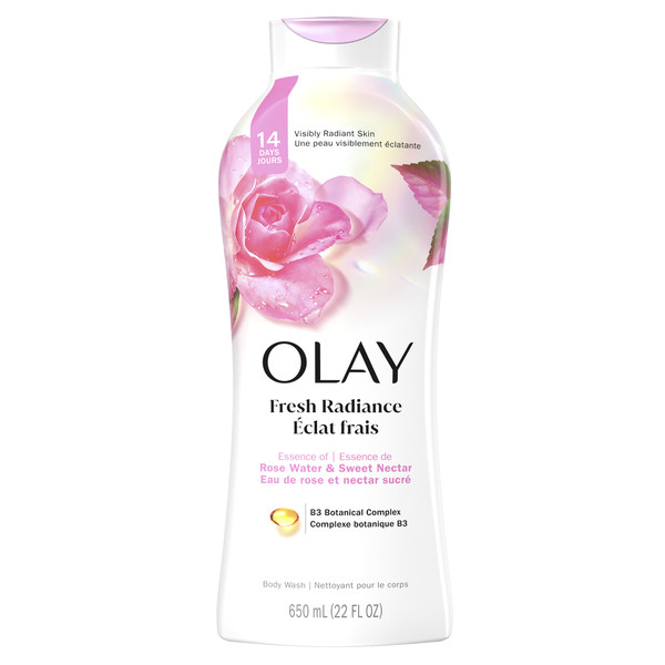 Olay Fresh Outlast Rose Water & Sweet Nectar Body Wash - Image 10