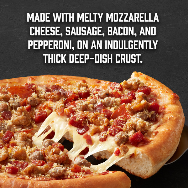 Red Baron Deep Dish XL Meat Lovers Frozen Pizza - Image 2