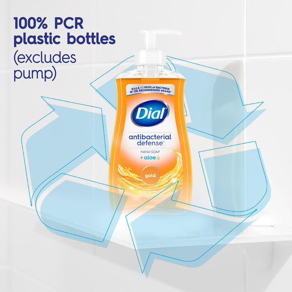 Dial Antibacterial Defense Gold Liquid Hand Soap Refill, 52 fl oz - Image 3