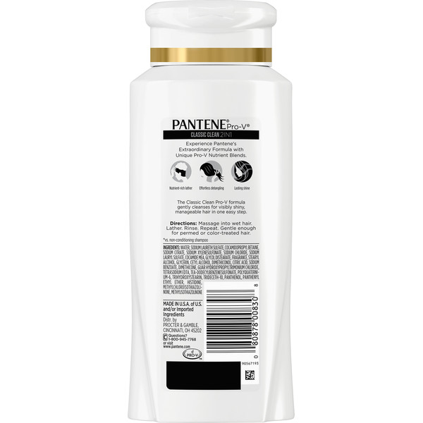 Pantene Shampoo & Conditioner, 2 in 1, Classic Clean - Image 2