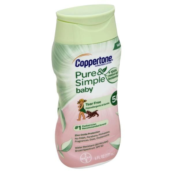 Coppertone Baby Sunscreen Lotion SPF 50, Broad Spectrum Sunscreen For Baby