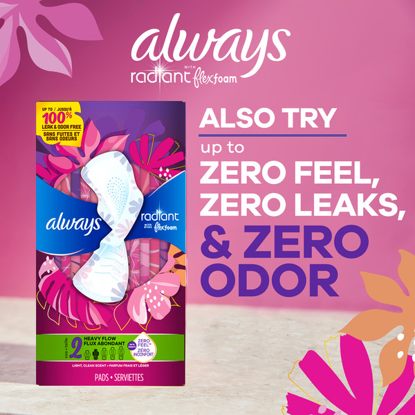 Always Infinity Extra Heavy Sanitary Pads with Wings Unscented - Image 10