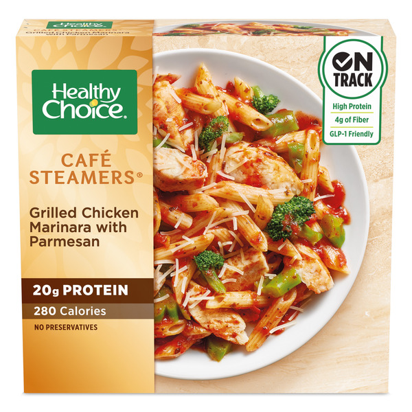 Healthy Choice Café Steamers Grilled Chicken Marinara With Parmesan, Frozen Meal