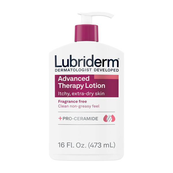 LUBRIDERM Advanced Therapy Fragrance Free Lotion, Vitamin E, 16 fl. oz