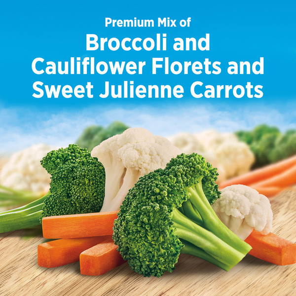 Birds Eye Deluxe California Blend, Broccoli, Cauliflower and Carrots, Frozen Vegetables - Image 2
