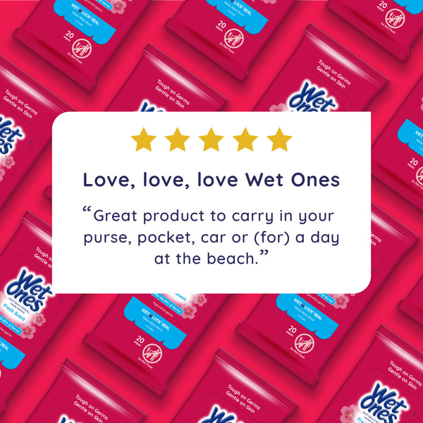 Wet Ones Hand Wipes Travel Pac, Fresh Scent - Image 7