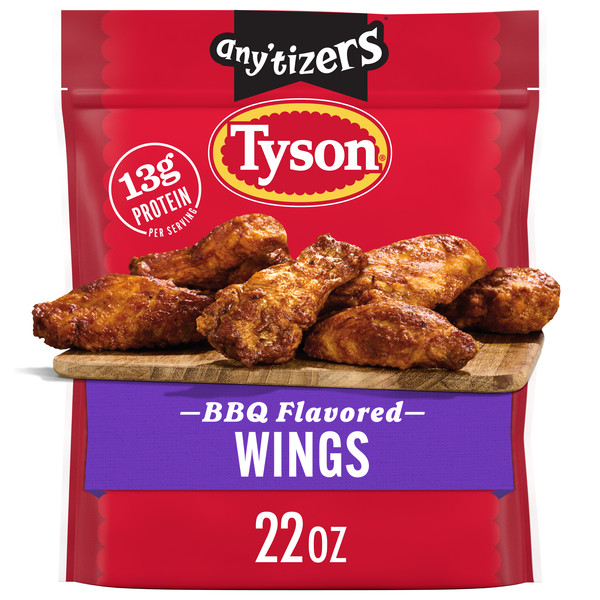 Tyson Any’tizers BBQ Flavored Wings Frozen