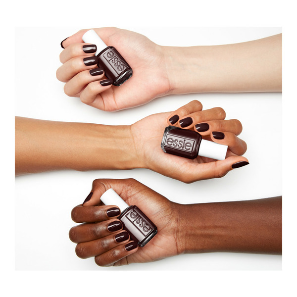 essie salon-quality nail polish, vegan, deep blood red, Wicked - Image 3