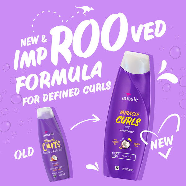 Aussie Miracle Curls Conditioner For Curly Hair - Image 2