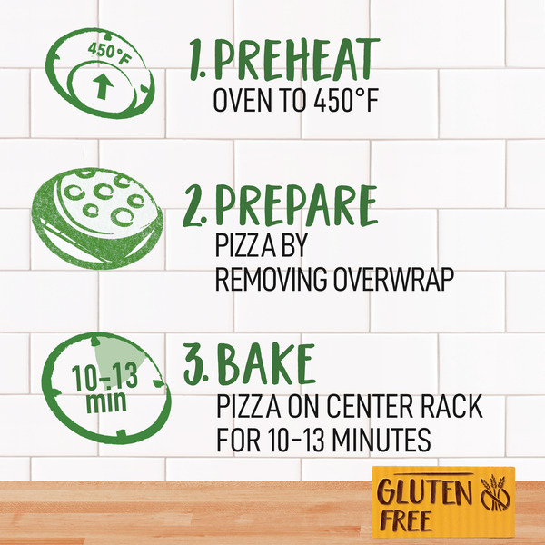 Freschetta Pepperoni Gluten Free Thin Crust Frozen Pizza - Image 4
