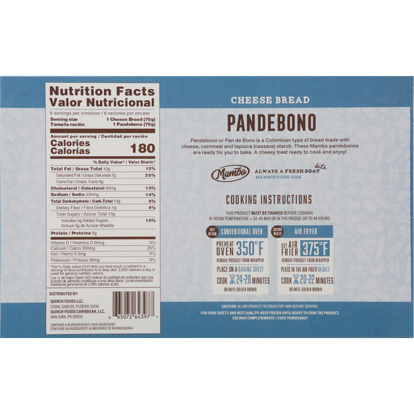 Mambo Cheese Bread, Raw Pandebono - Image 4