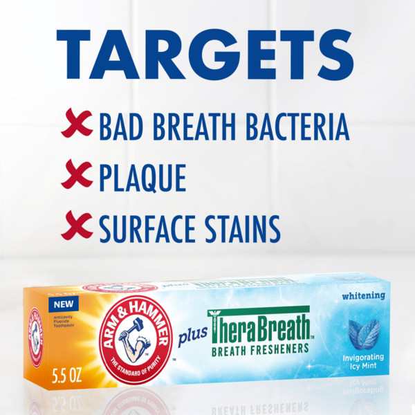 Arm & Hammer Whitening Toothpaste Plus Therabreath Breath Fresheners - Image 7