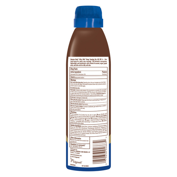 Banana Boat Sunscreen Spray, Clear, Deep Tanning, Dry Oil, SPF 4 - Image 4
