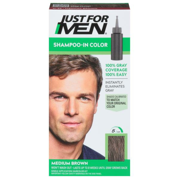 Just For Men Shampoo-In Color, Medium Brown H-35
