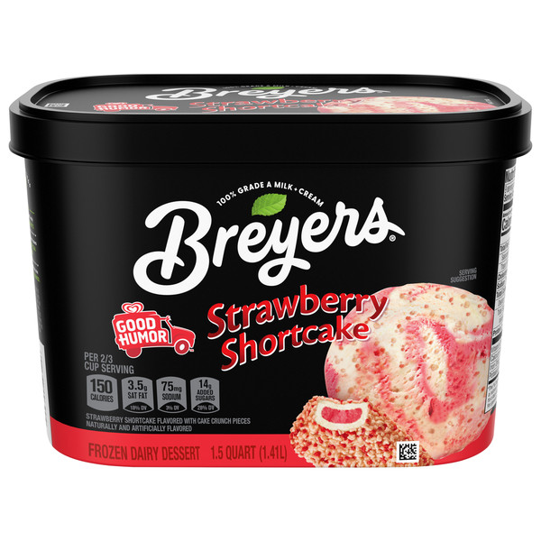 Breyers Frozen Dairy Dessert Strawberry Shortcake