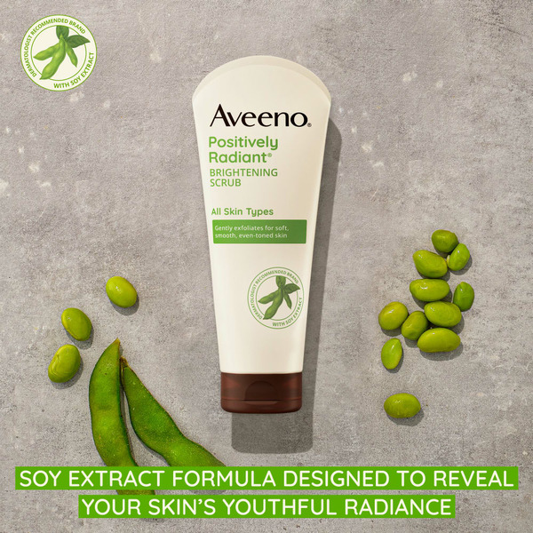 Aveeno Positively Radiant Brightening & Exfoliating Face Scrub - Image 2
