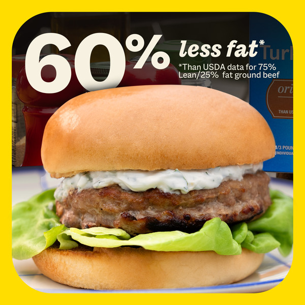Butterball Sweet Onion Seasoned Frozen Turkey Burgers - Image 5