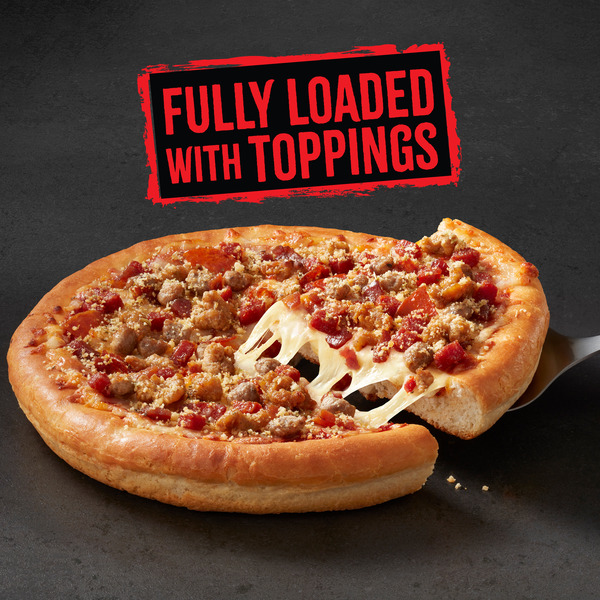 Red Baron Deep Dish XL Meat Lovers Frozen Pizza - Image 4
