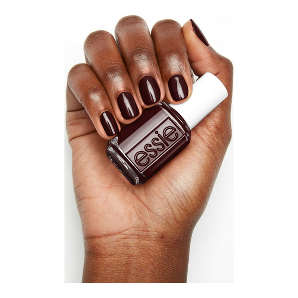 essie salon-quality nail polish, vegan, deep blood red, Wicked - Image 9
