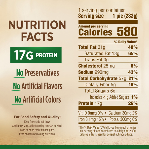 Marie Callender's Turkey Pot Pie Single Serve Frozen Meal - Image 8