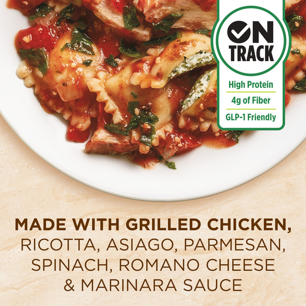 Healthy Choice Café Steamers Four-Cheese Ravioli & Chicken Marinara, Frozen Meal - Image 2