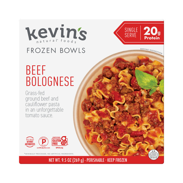 Kevin's Natural Foods Beef Bolognese Bowl