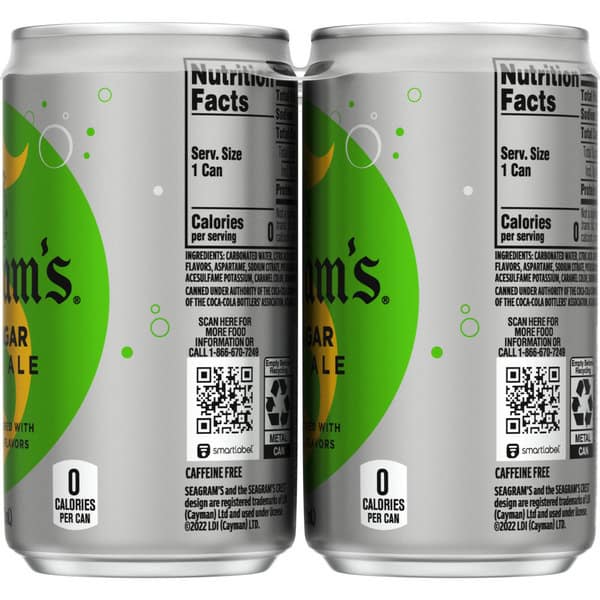 Seagram’s Sugar Ginger Ale Soda Soft Drink RoomBox