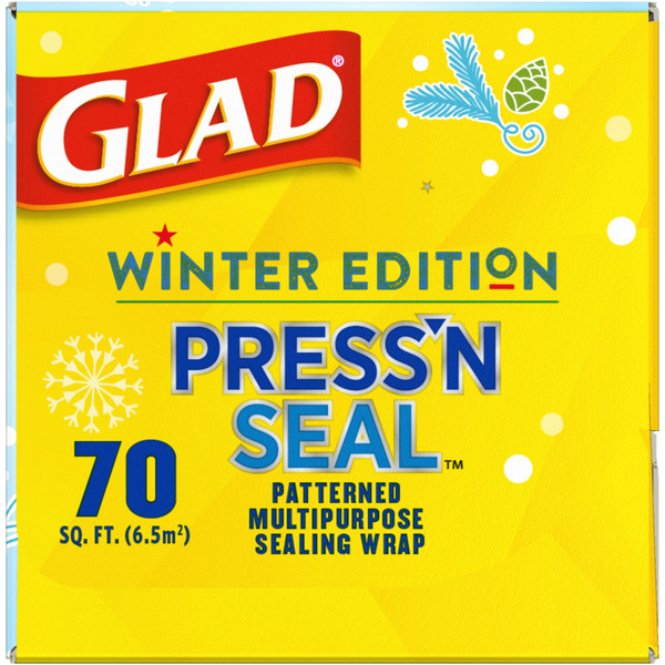 Glad Press'n Seal Plastic Food Wrap – Winter Edition – RoomBox