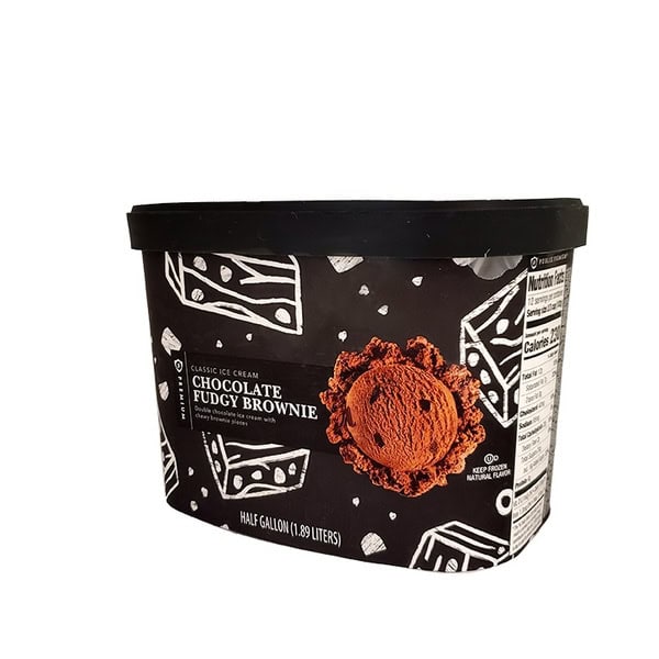 Publix Chocolate Fudge Brownie ice Cream RoomBox