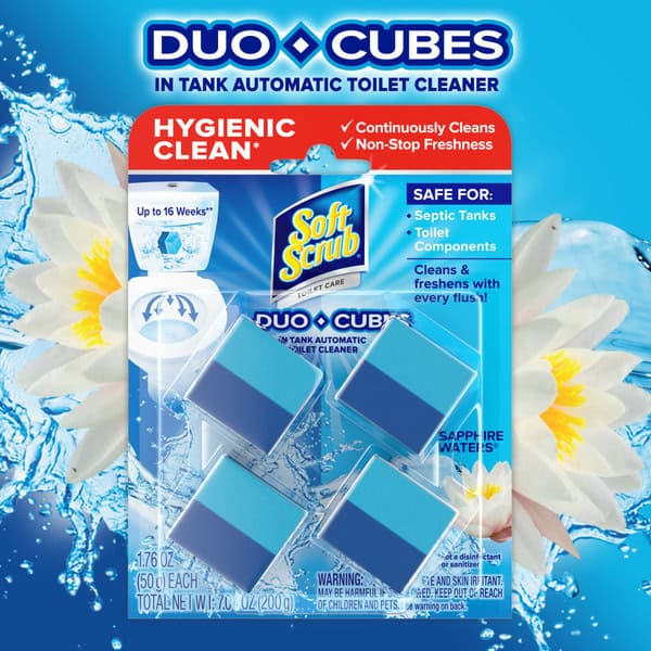 Soft Scrub Sapphire Waters Duo Cubes Toilet Care RoomBox