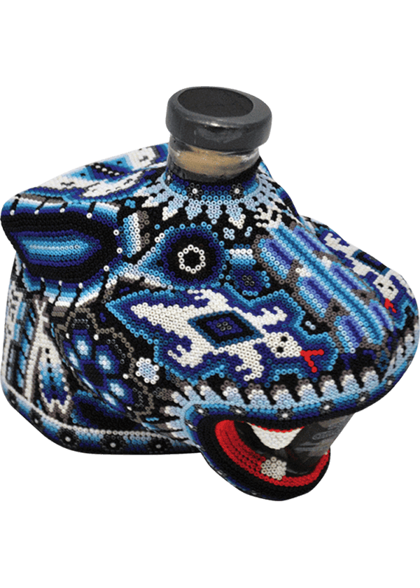 Chaquira Beaded Jaguar Blanco Tequila