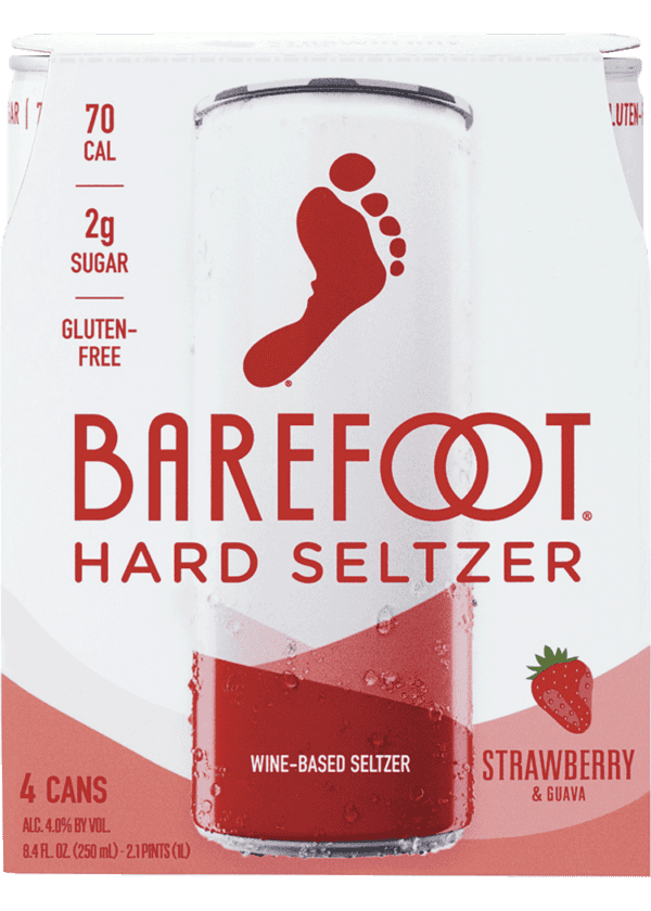 Barefoot Strawberry & Guava Hard Seltzer