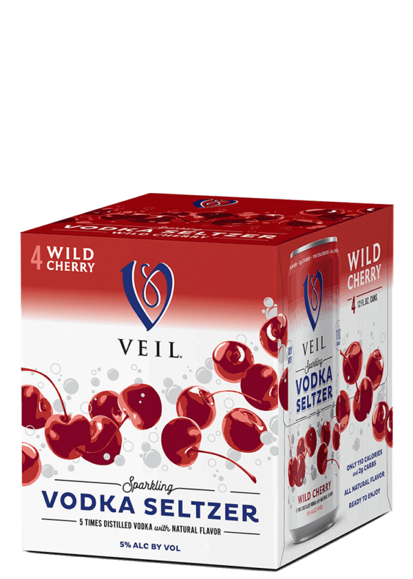 Veil Wild Cherry Seltzer