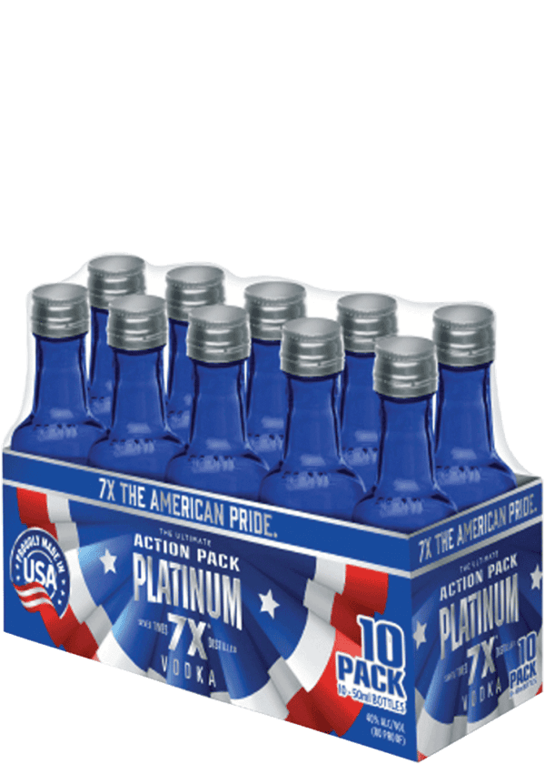 Platinum Vodka 7X Action Pack