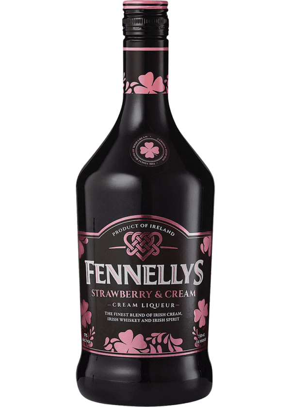 Fennellys Strawberry Cream Irish Cream Liqueur