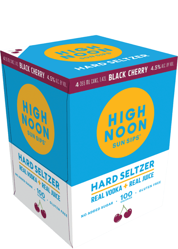 High Noon Hard Seltzer Vodka Black Cherry