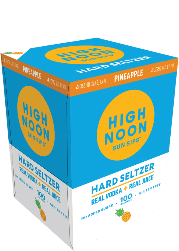 High Noon Hard Seltzer Vodka Pineapple