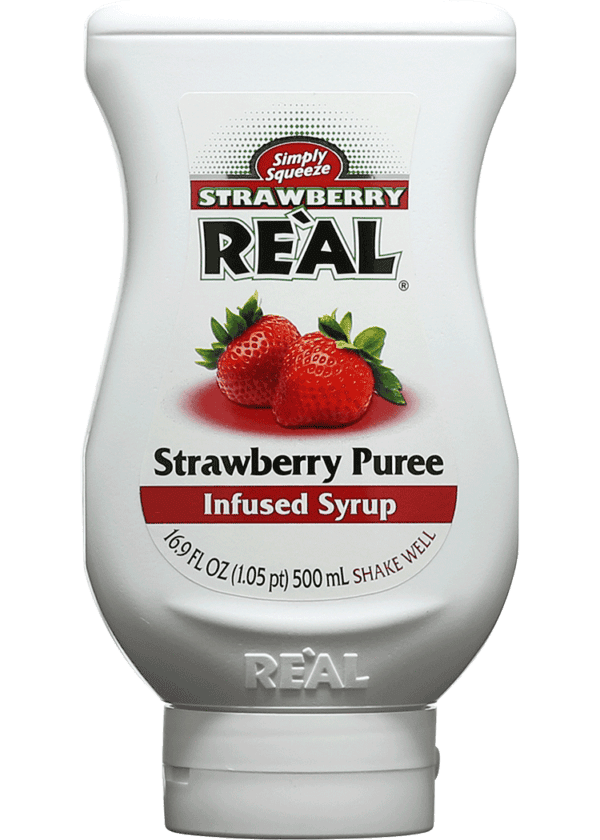 REAL Strawberry Puree Infused Syrup