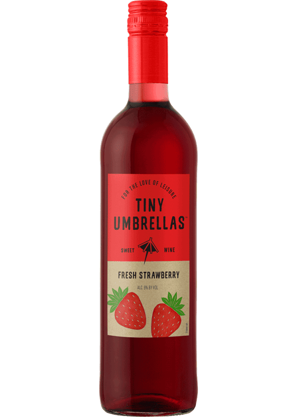 Tiny Umbrellas Sweet Strawberry