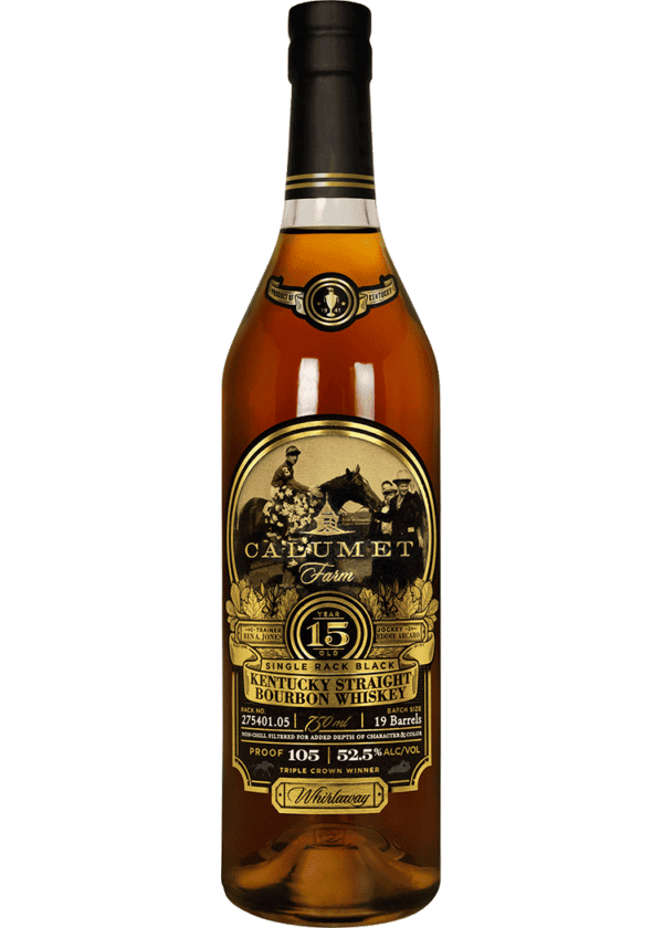 Calumet Farm Single Rack Black 15 Year Kentucky Straight Bourbon