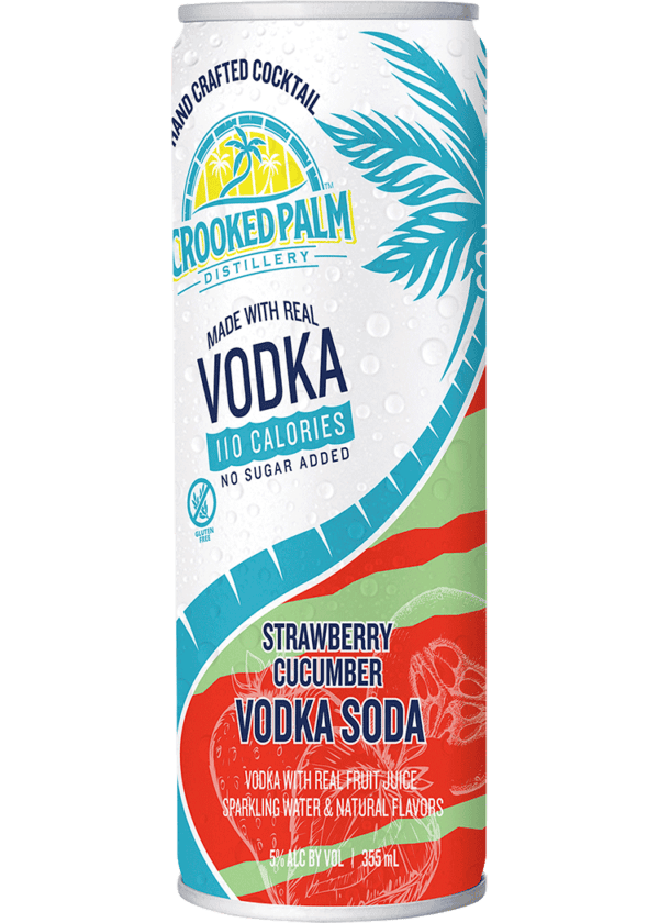 Crooked Palm Strwbry Cucumber Vodka Soda