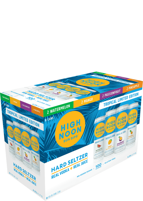 High Noon Hard Seltzer Tropical Variety Pack