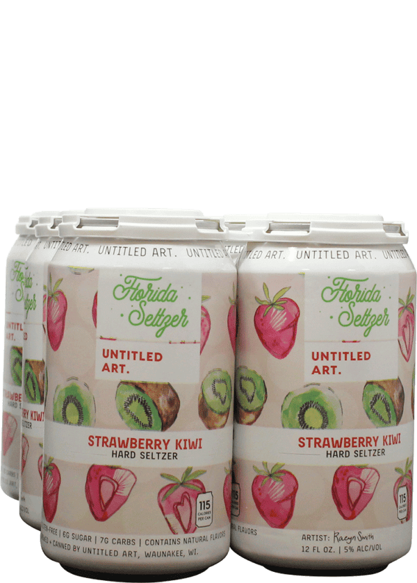 Untitled Art Strawberry Kiwi Hard Seltzer
