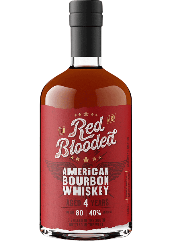 Red Blooded 4 Yr American Bourbon Whiskey